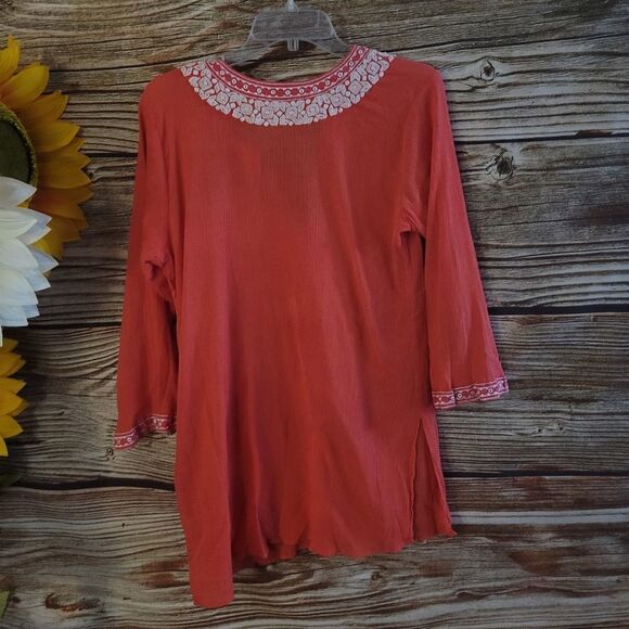 Sulu deep-V top Woman's 10 Pre-owned - Picture 2 of 6